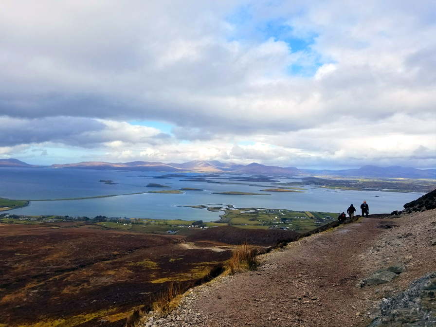 Piping for Life Atop Croagh Patrick