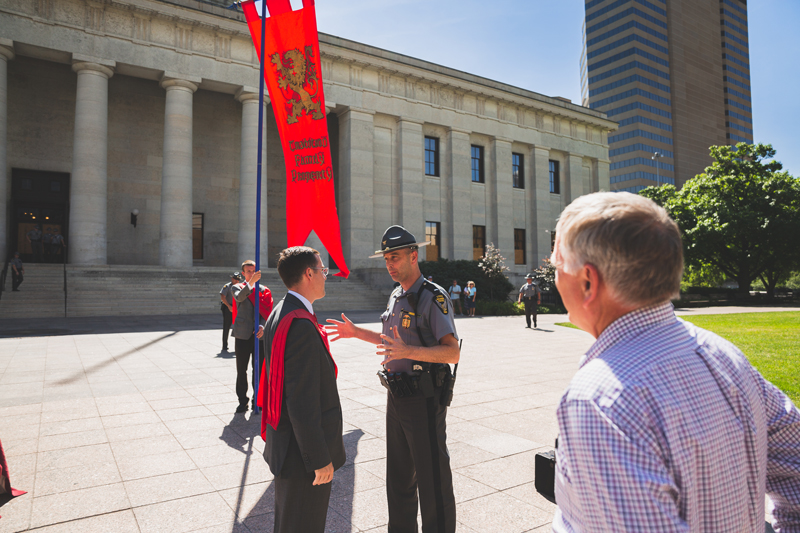 Policeman to Rosary Rally Goers: “Only Good Things Happening Today”