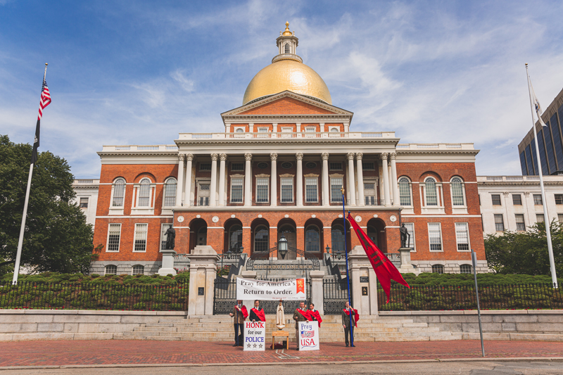 Massachusetts State House Rosary Rally