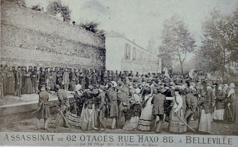 The Haxo Street Massacre of Hostages by members of the Paris Commune