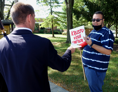 TFP Student Action Confronts Shocking Cries at Millersville