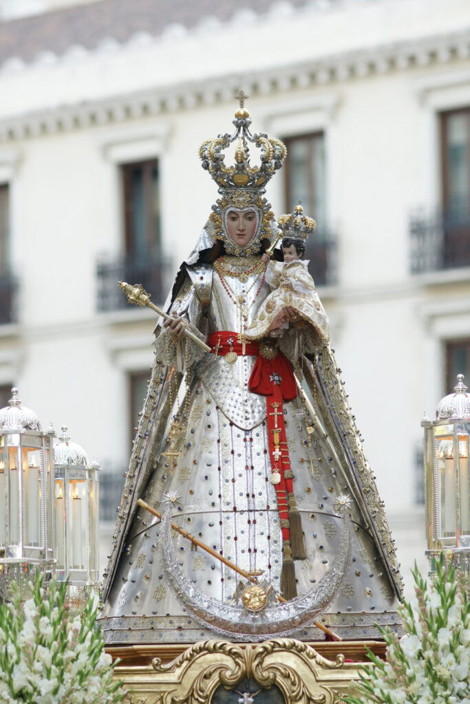 Crowned Statue of Our Lady of the Rosary in Granada