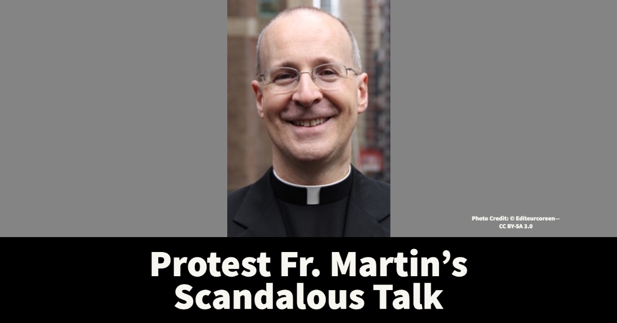 Sign Petition Now: Fr. Martin Promotes pro-LGBT Agenda In Richmond